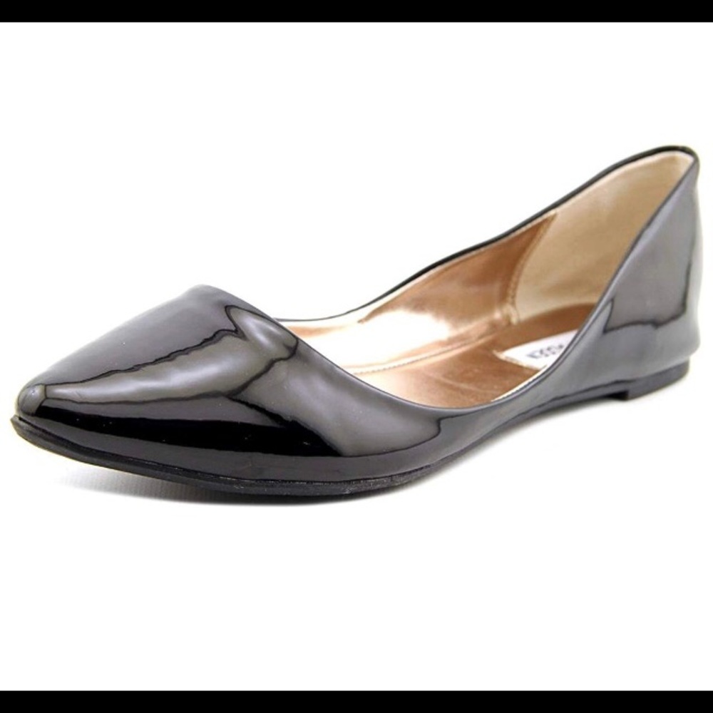 Steve Madden patent leather pointed toe flats 10